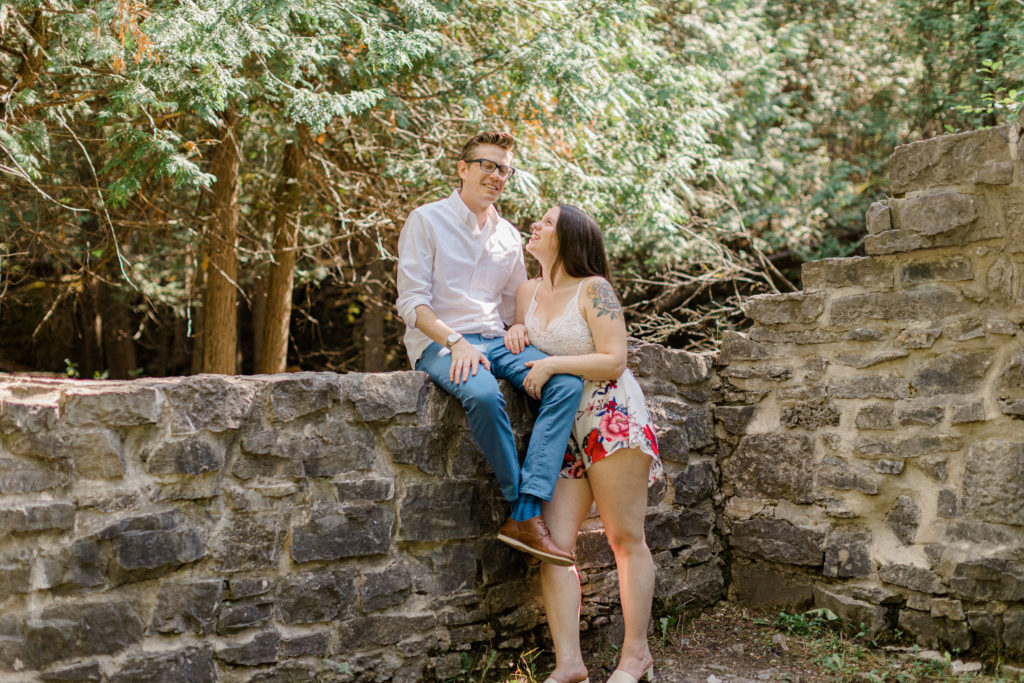 Kim Scanlon Engagement Lime Kiln Trail Grey Loft Studio