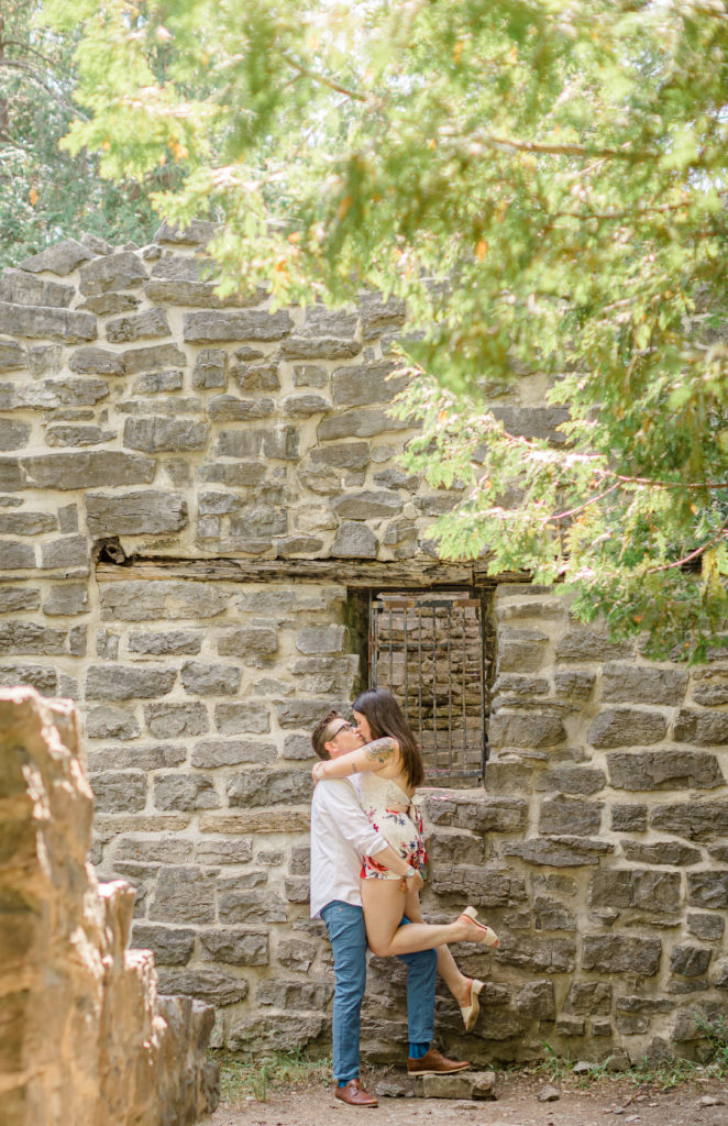 Kim Scanlon Engagement Lime Kiln Trail Grey Loft Studio