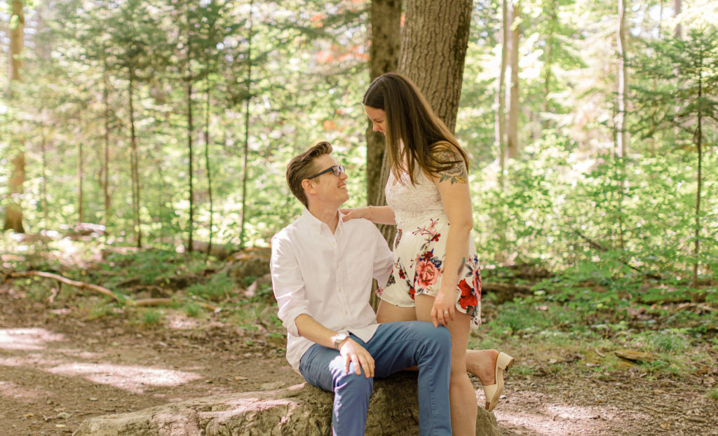 Kim Scanlon Engagement Lime Kiln Trail Grey Loft Studio