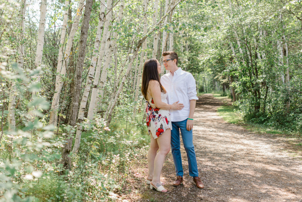 Kim Scanlon Engagement Lime Kiln Trail Grey Loft Studio