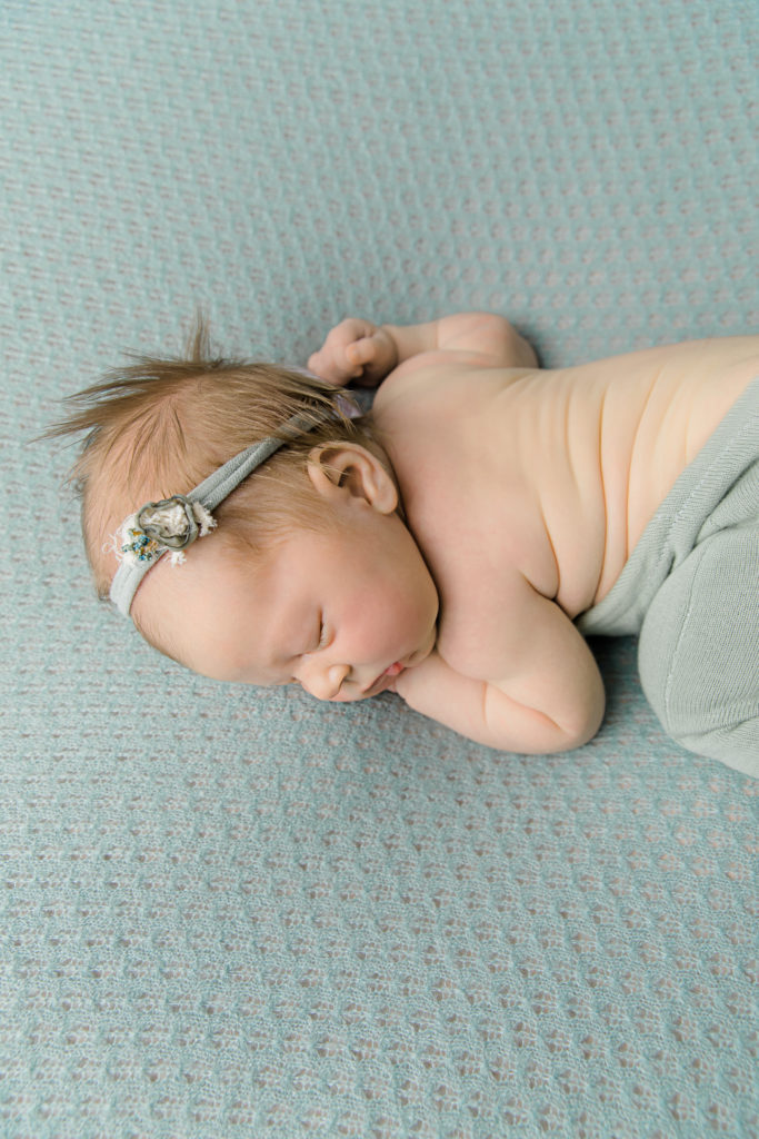 Alison Ackroyd Newborn Session Grey Loft Studio 2020