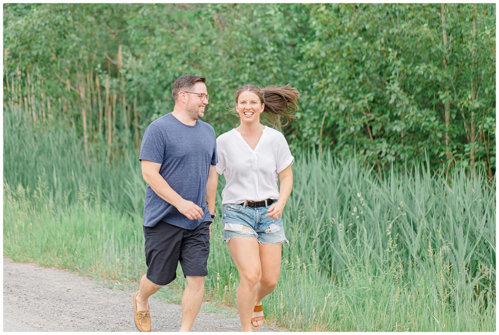 Backyard in Carp - Engagement Session - Grey Loft Studio -Casual Engagement Session 