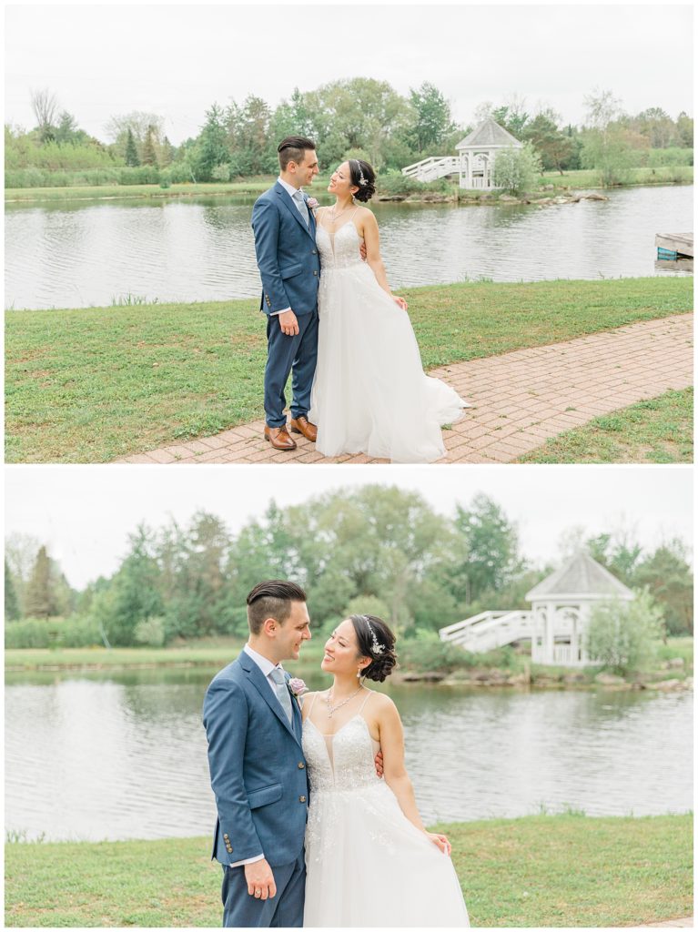 Bride & Groom - Wedding Day Portraits - Italian & Chinese Family - Wedding - Lisa & Pat - Grey Loft Studio - Wedding Photo & Video Team - Light and Airy - Ottawa Wedding Photographer & Videographer Orchard View Weddings 