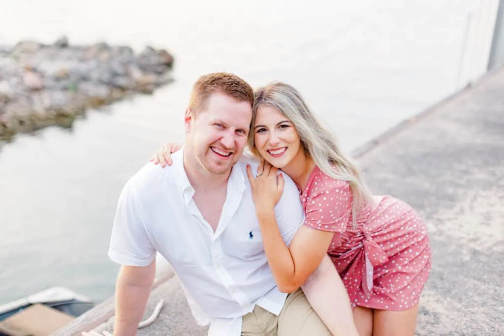 Stephanie Alan Gananoque Engagement Boat Photos Grey Loft Studio 2021