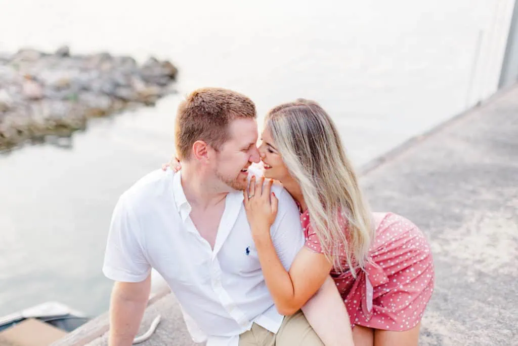 Stephanie Alan Gananoque Engagement Boat Photos Grey Loft Studio 2021