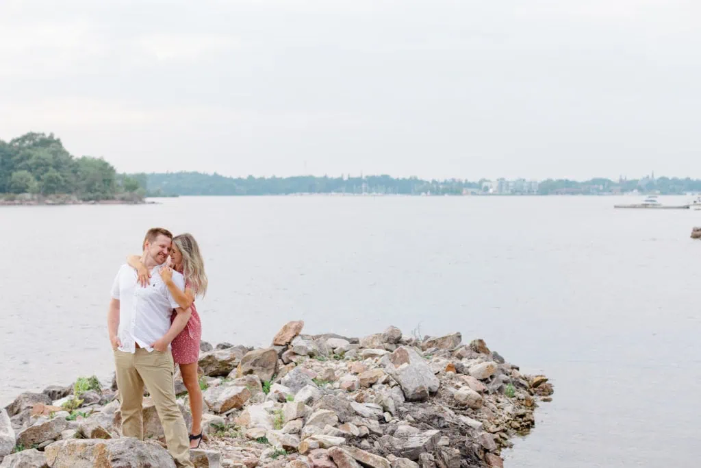 Stephanie Alan Gananoque Engagement Boat Photos Grey Loft Studio 2021