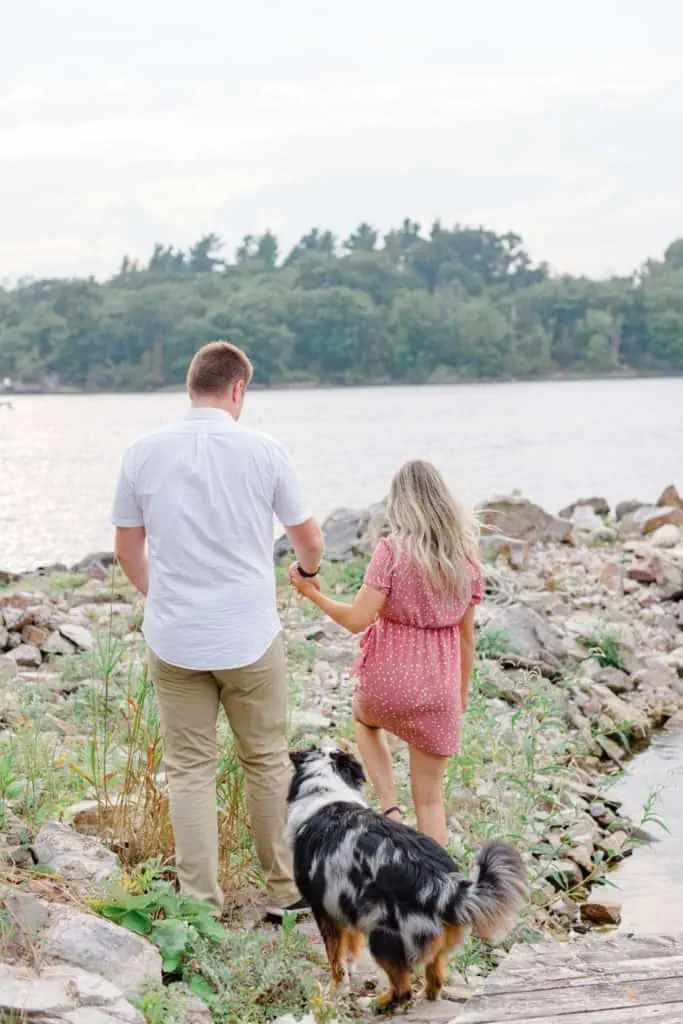 Stephanie Alan Gananoque Engagement Boat Photos Grey Loft Studio 2021