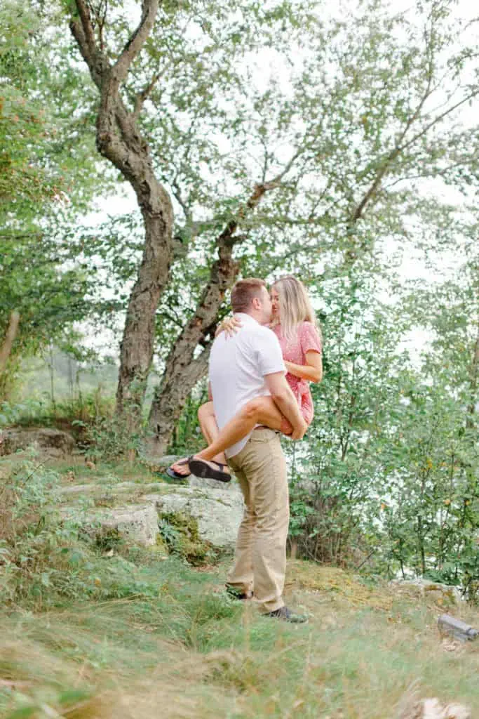 Stephanie Alan Gananoque Engagement Boat Photos Grey Loft Studio 2021