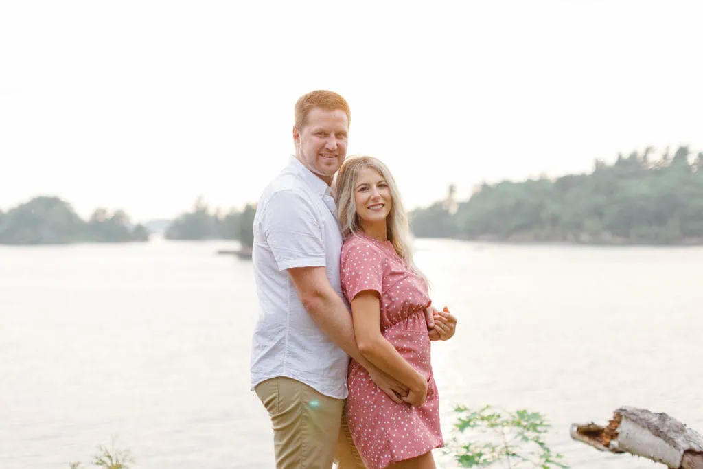 Stephanie Alan Gananoque Engagement Boat Photos Grey Loft Studio 2021
