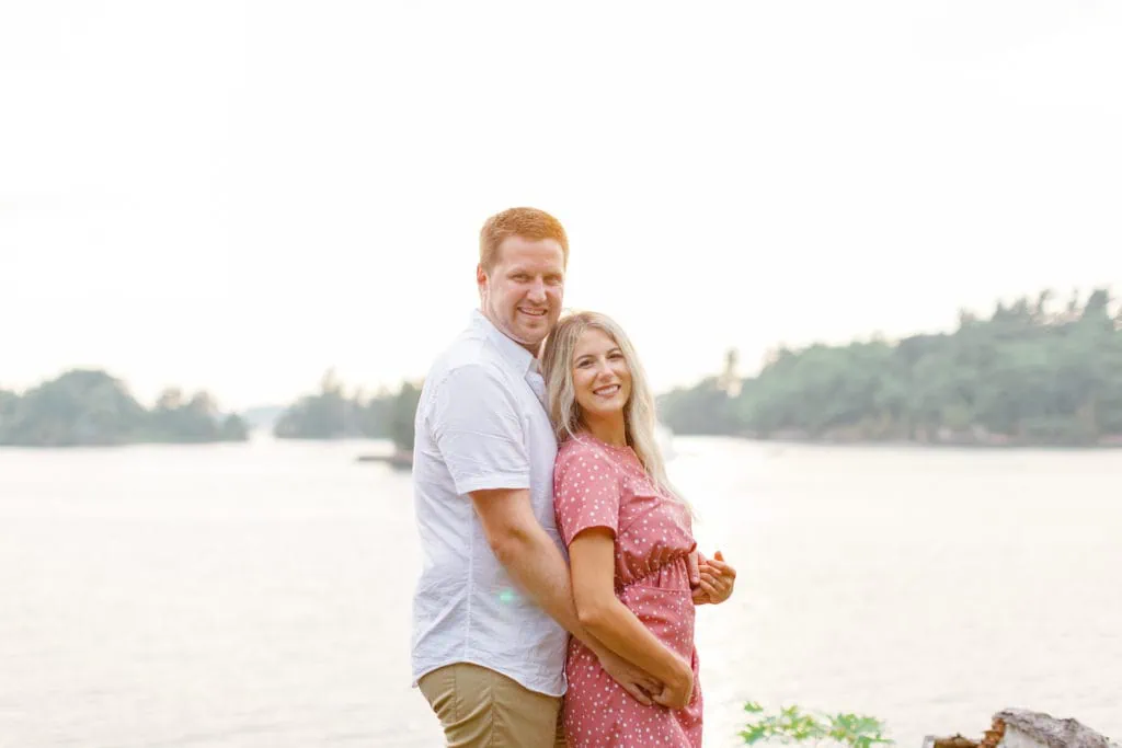 Stephanie Alan Gananoque Engagement Boat Photos Grey Loft Studio 2021