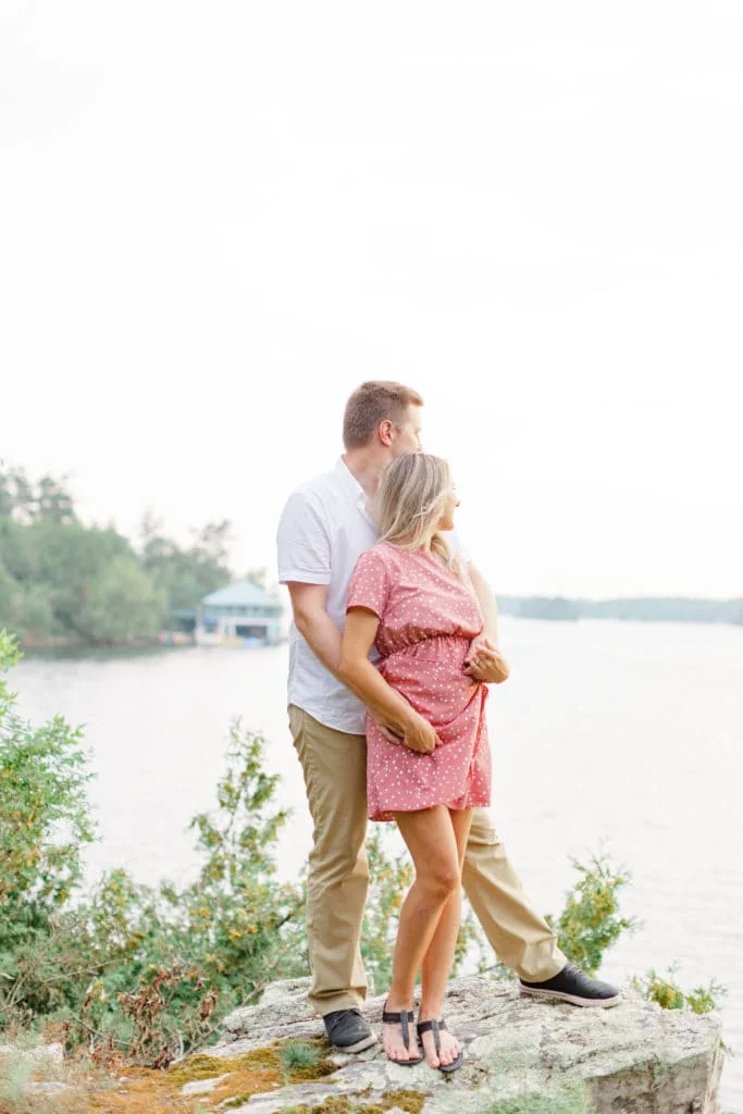 Stephanie Alan Gananoque Engagement Boat Photos Grey Loft Studio 2021