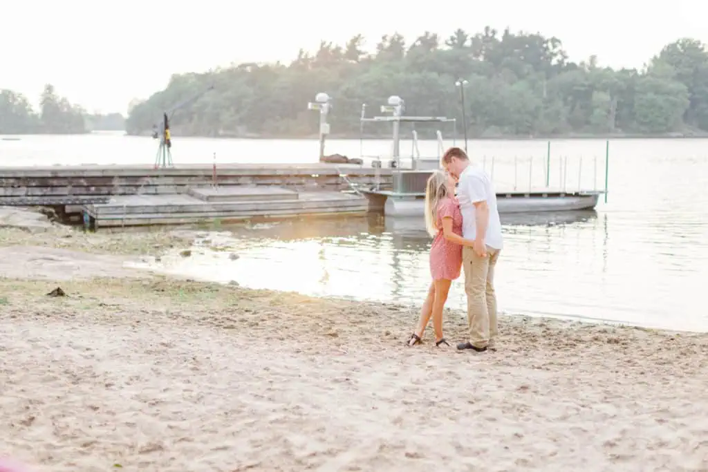 Stephanie Alan Gananoque Engagement Boat Photos Grey Loft Studio 2021