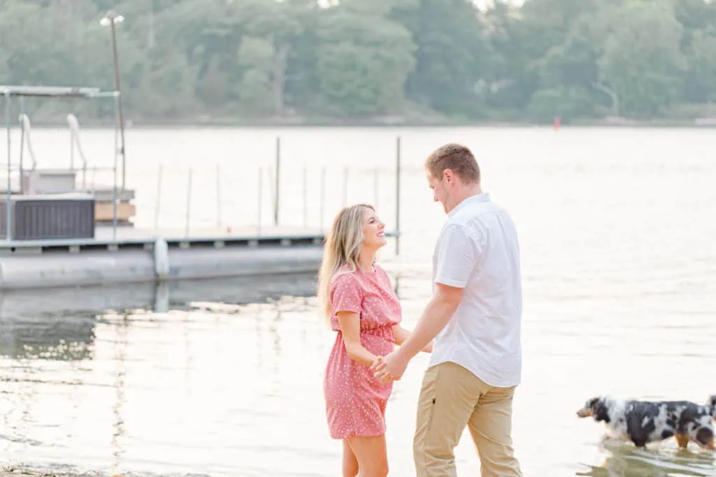 Stephanie Alan Gananoque Engagement Boat Photos Grey Loft Studio 2021
