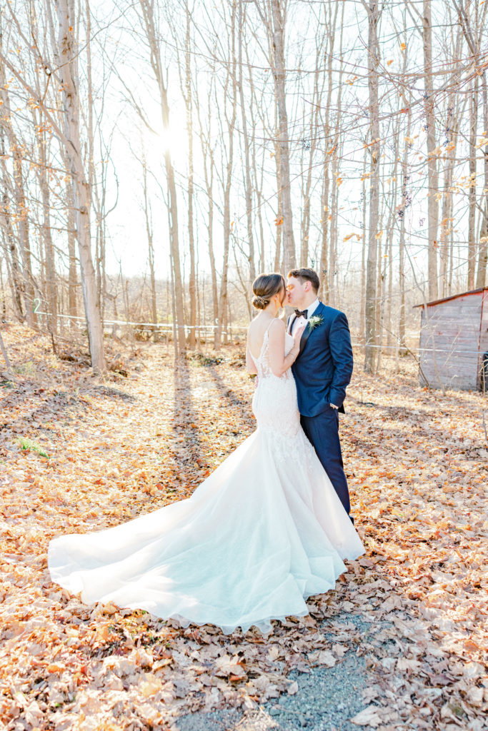 Rebecca Steve Temples Sugar Bush Wedding November Grey Loft Studio 2021