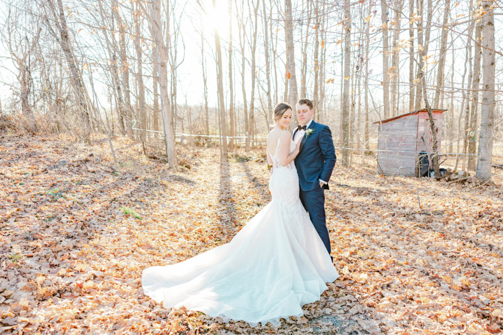 Rebecca Steve Temples Sugar Bush Wedding November Grey Loft Studio 2021