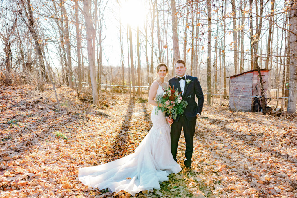 Rebecca Steve Temples Sugar Bush Wedding November Grey Loft Studio 2021