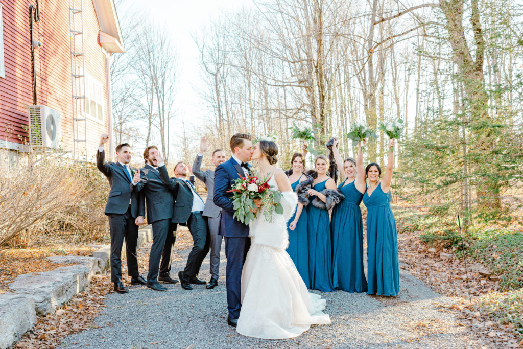 Rebecca Steve Temples Sugar Bush Wedding November Grey Loft Studio 2021