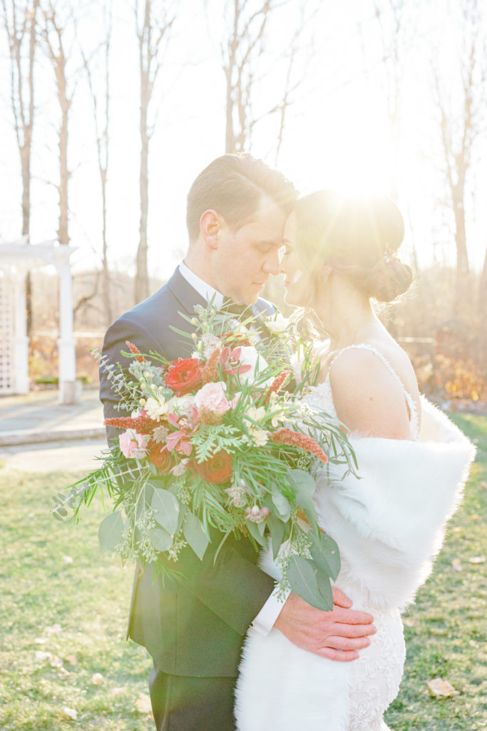 Rebecca Steve Temples Sugar Bush Wedding November Grey Loft Studio 2021