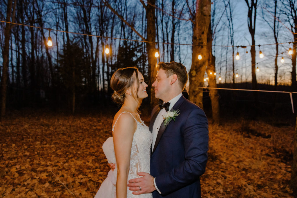 Rebecca Steve Temples Sugar Bush Wedding November Grey Loft Studio 2021