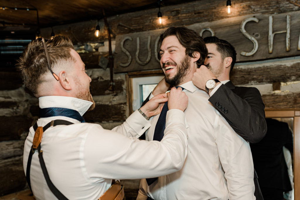 Rebecca Steve Temples Sugar Bush Wedding November Grey Loft Studio 2021