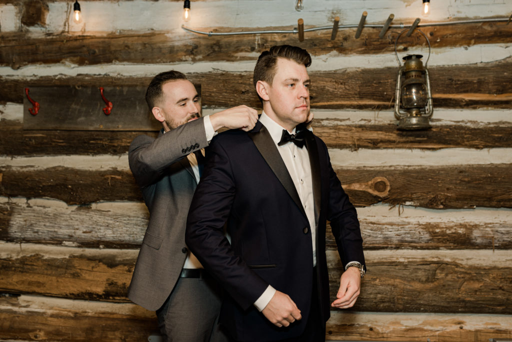 Rebecca Steve Temples Sugar Bush Wedding November Grey Loft Studio 2021