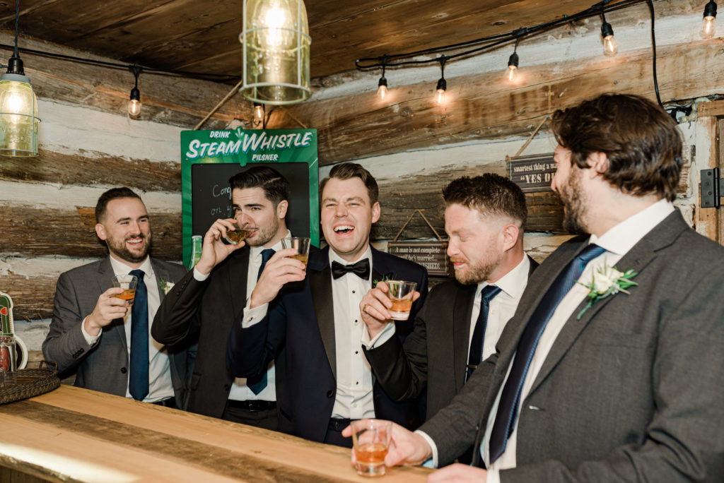 Rebecca Steve Temples Sugar Bush Wedding November Grey Loft Studio 2021