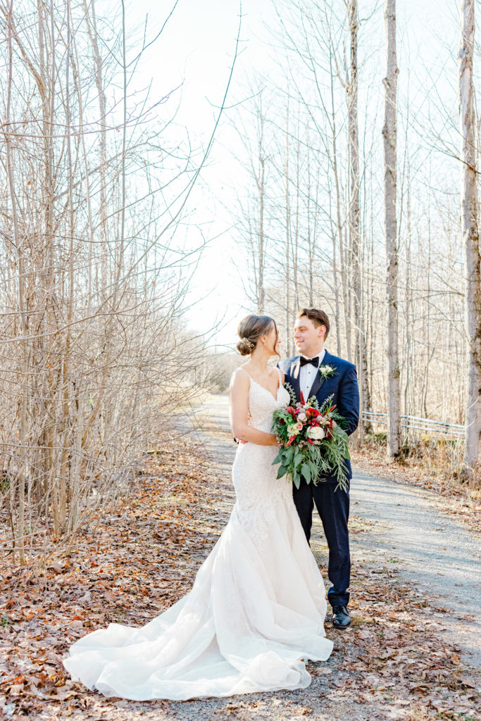 Rebecca Steve Temples Sugar Bush Wedding November Grey Loft Studio 2021