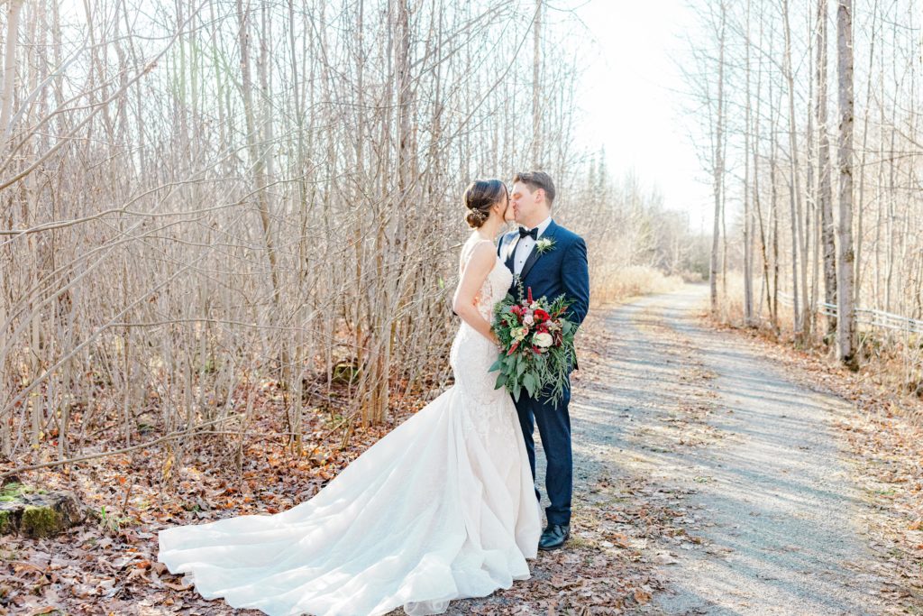 Rebecca Steve Temples Sugar Bush Wedding November Grey Loft Studio 2021
