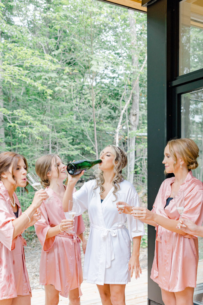 Steph Alan Pont Couvert Tremblant Wedding Grey Loft Studio 2022