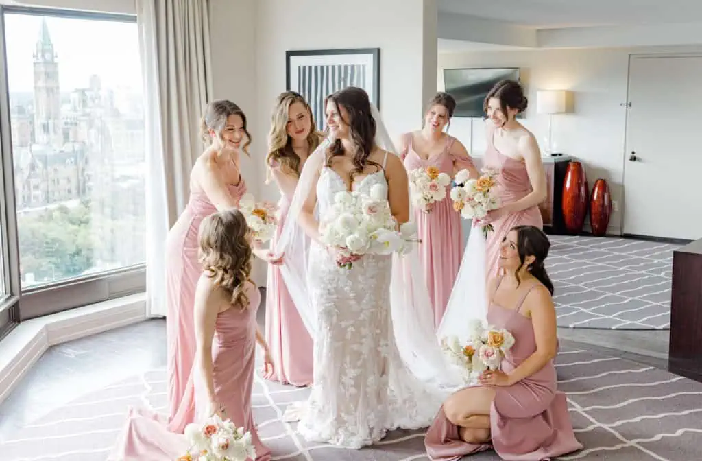Venue Twenty Two Wedding  - Grey Loft Studio - Best View in the City of Ottawa - Pink & Neutral Wedding

