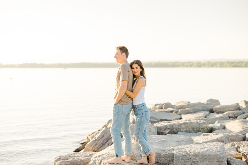 Hannah Braden Beach Engagement Grey Loft Studio 2023