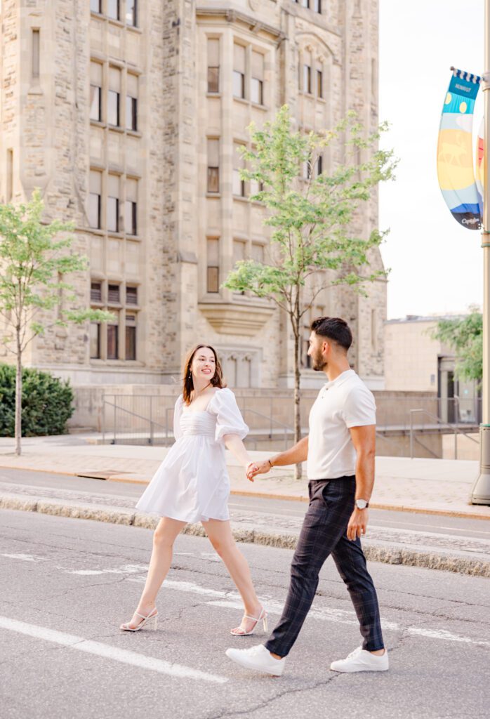 Chloe Atakan Downtown Engagement Ottawa Grey Loft Studio 2023