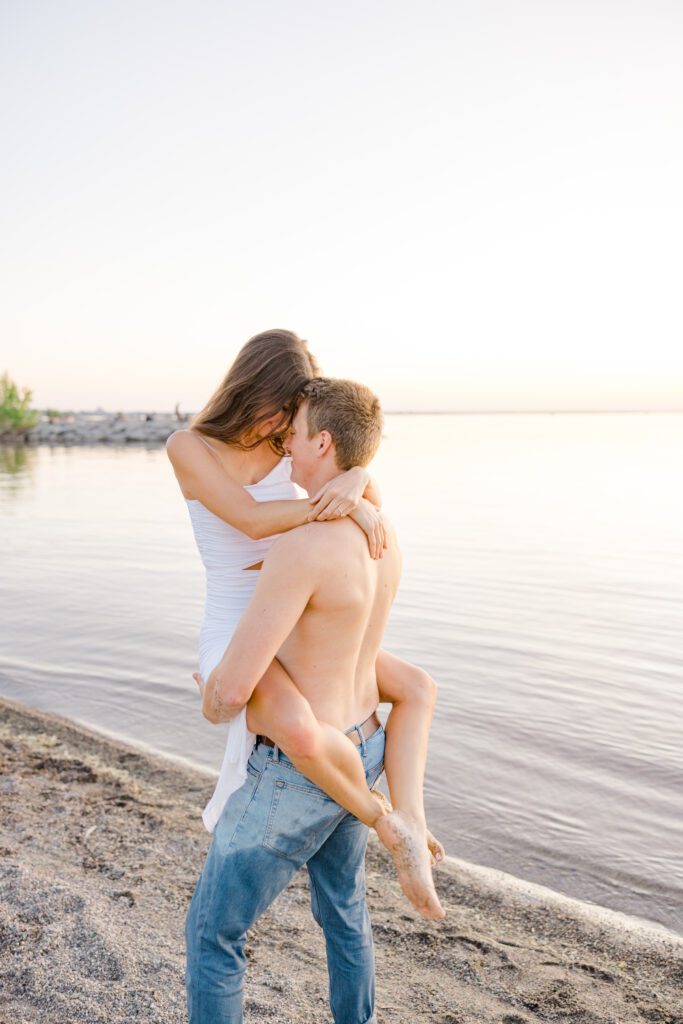 Hannah Braden Beach Engagement Grey Loft Studio 2023
