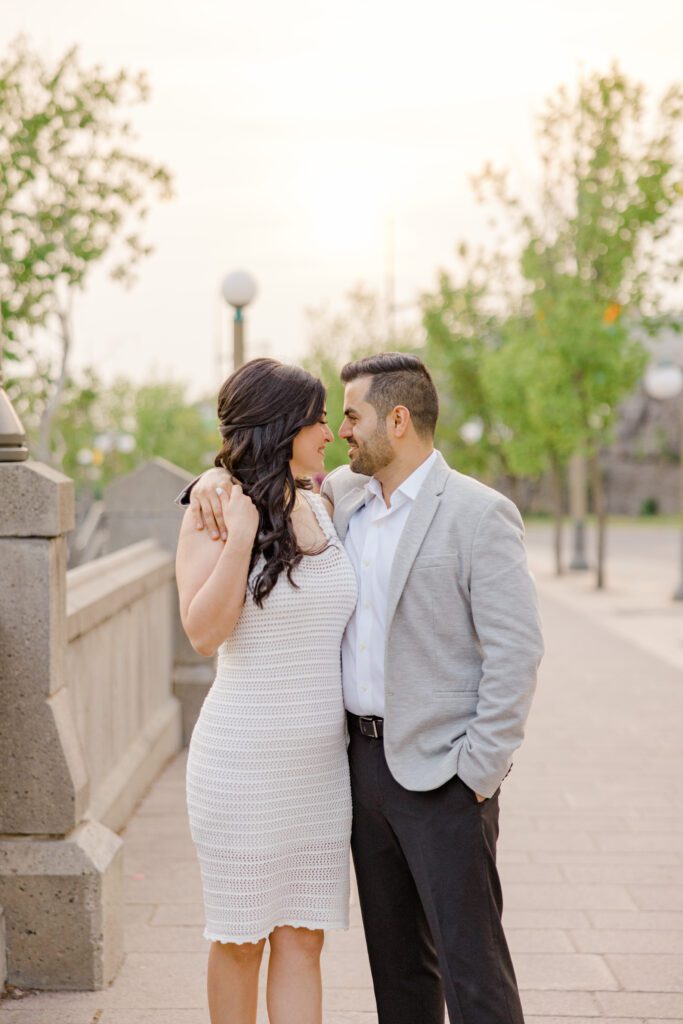 Mahsa Mus Downtown Ottawa Engagement Session May Grey Loft Studio 2023