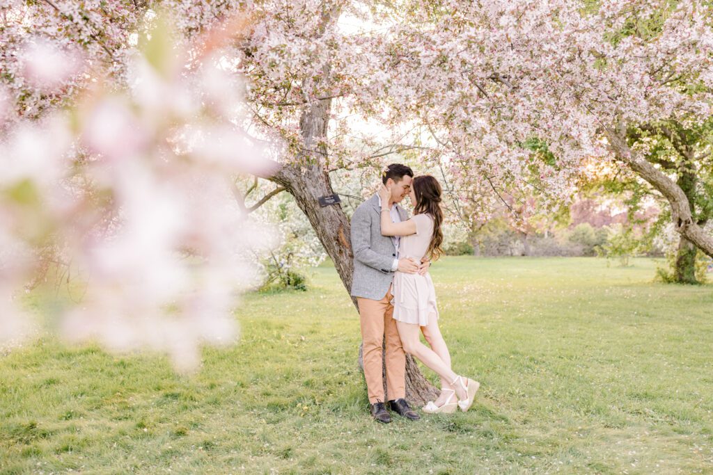 Sophie Andre May Cherry Blossom Engagement Grey Loft Studio 2023