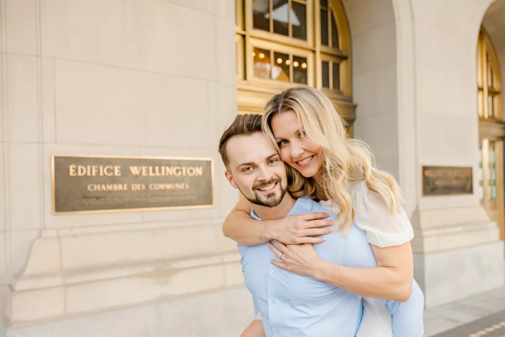 downtown ottawa engagement session - ottawa wedding photographer - wellington building