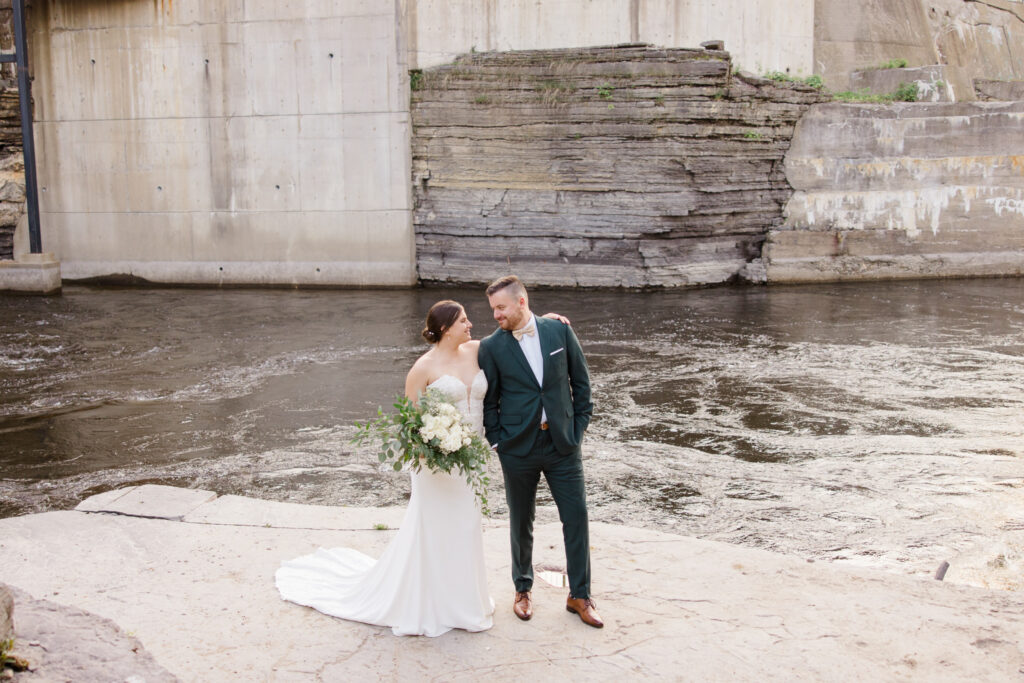 Kailyn Aaron Mill Street Brew Pub Wedding Grey Loft Studio 2024
