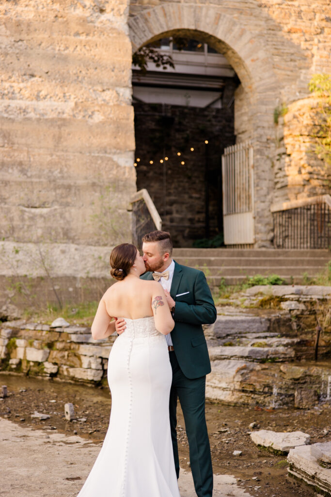 Kailyn Aaron Mill Street Brew Pub Wedding Grey Loft Studio 2024