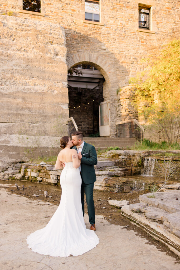 Kailyn Aaron Mill Street Brew Pub Wedding Grey Loft Studio 2024