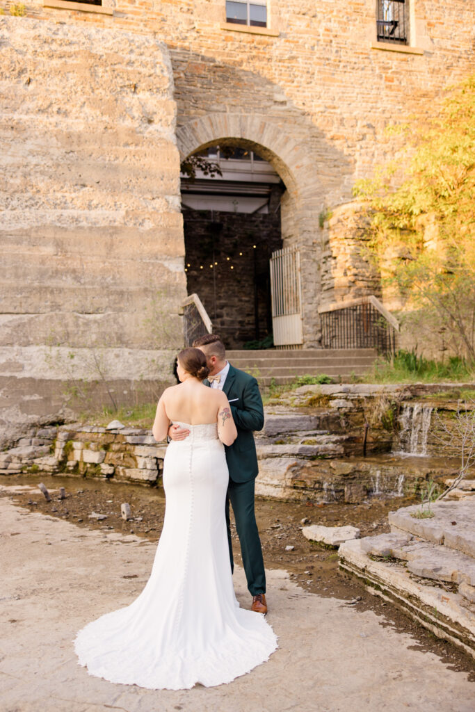 Kailyn Aaron Mill Street Brew Pub Wedding Grey Loft Studio 2024