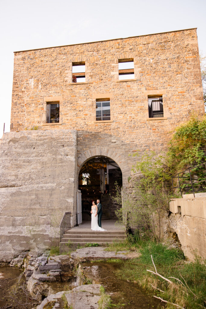 Kailyn Aaron Mill Street Brew Pub Wedding Grey Loft Studio 2024