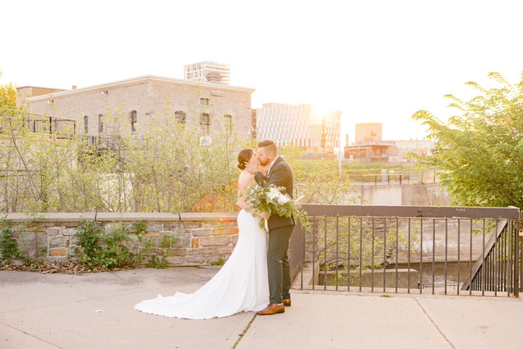 Kailyn Aaron Mill Street Brew Pub Wedding Grey Loft Studio 2024