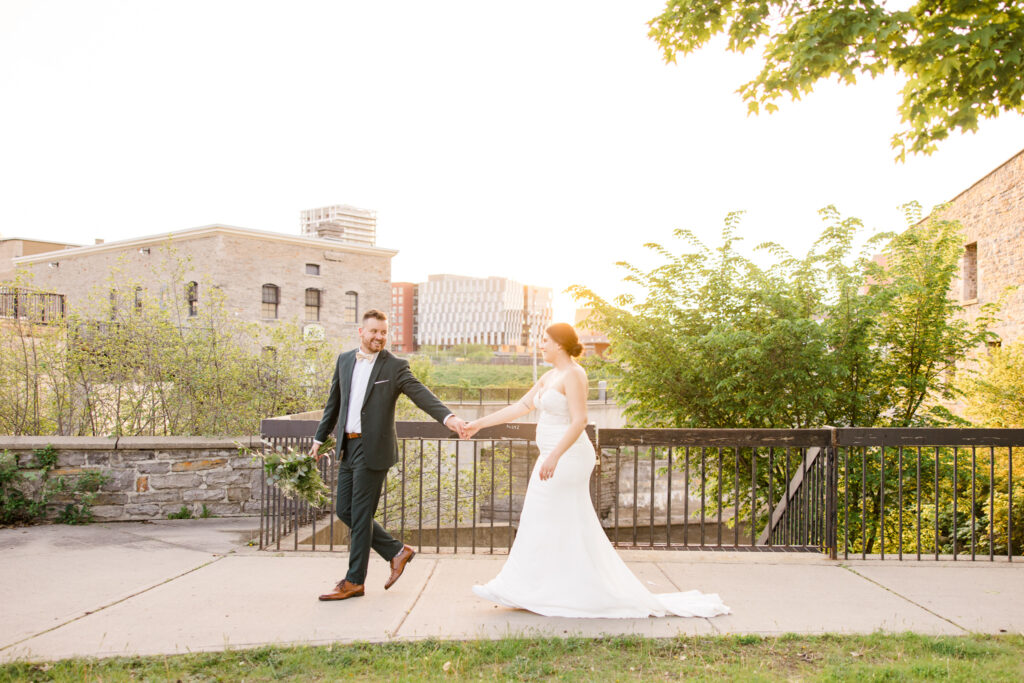 Kailyn Aaron Mill Street Brew Pub Wedding Grey Loft Studio 2024