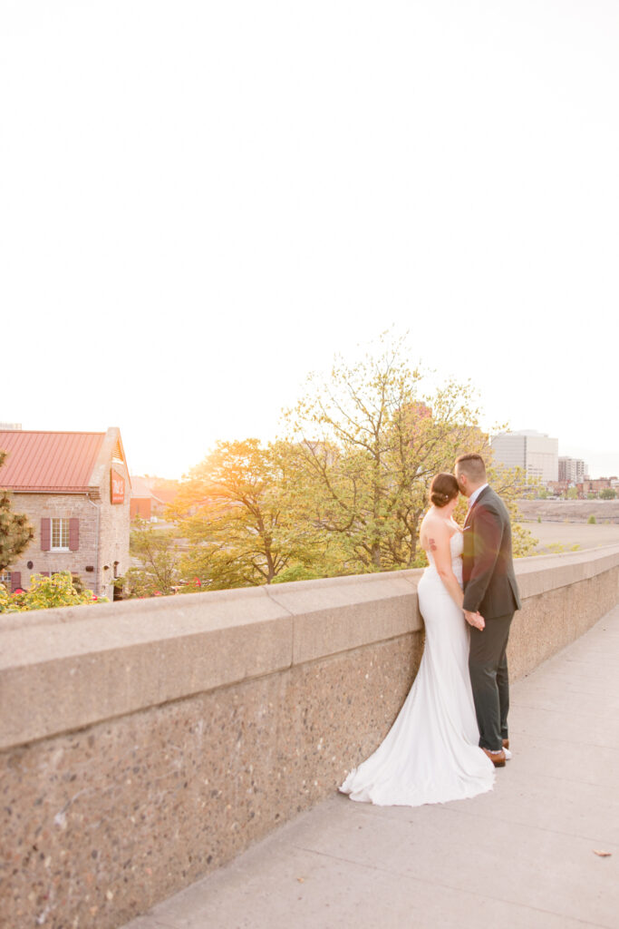 Kailyn Aaron Mill Street Brew Pub Wedding Grey Loft Studio 2024