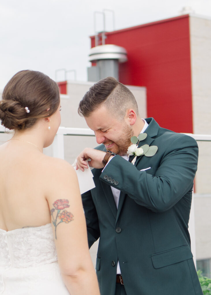 Kailyn Aaron Mill Street Brew Pub Wedding Grey Loft Studio 2024