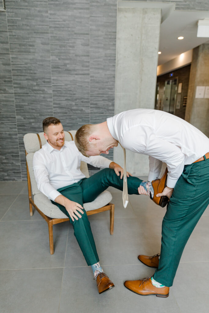 Kailyn Aaron Mill Street Brew Pub Wedding Grey Loft Studio 2024