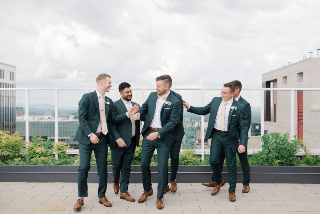 Kailyn Aaron Mill Street Brew Pub Wedding Grey Loft Studio 2024