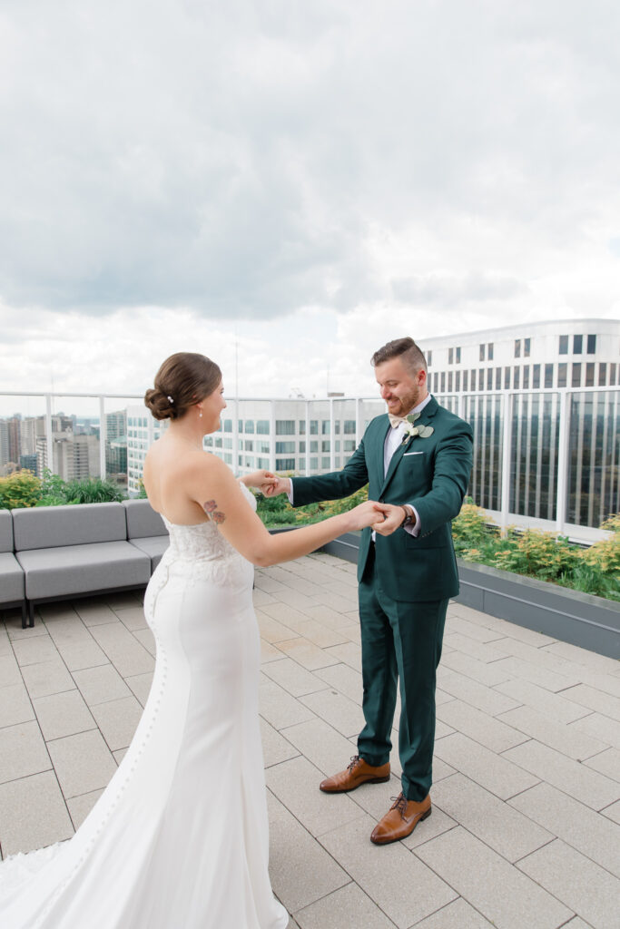 Kailyn Aaron Mill Street Brew Pub Wedding Grey Loft Studio 2024