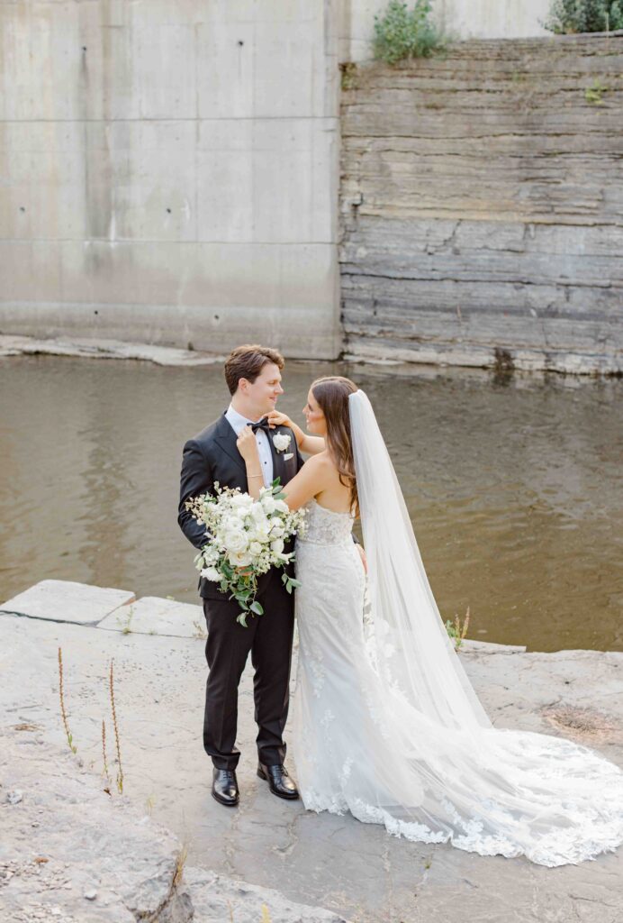 Sneak Ashley Dylan Mill Street Wedding August Grey Loft Studio 2024