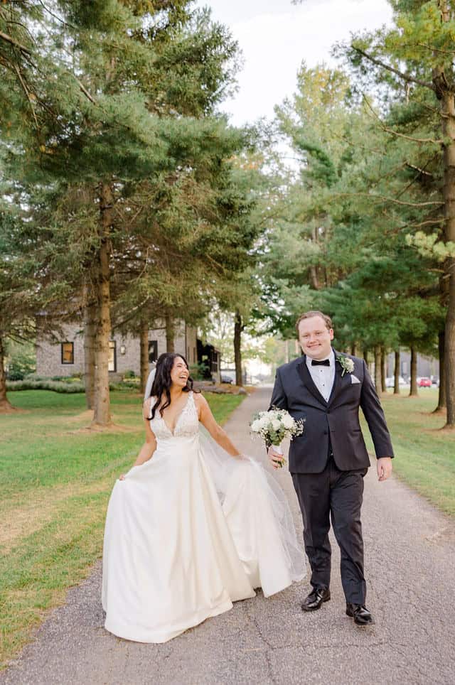 Aditi and Conner's wedding at Thee Farm near Ottawa